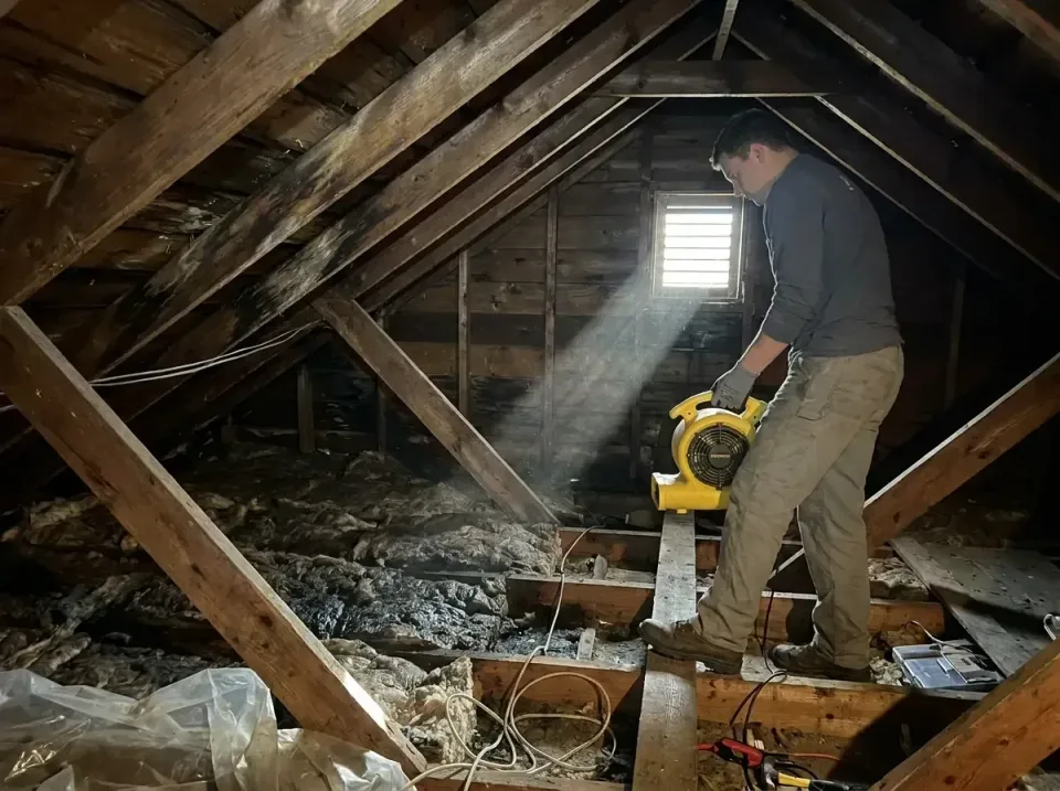 attic-water-damage-drying-proc-007 — frequently asked questions, Emergency Water Extraction & 24/7 Flood Response in Petal,…